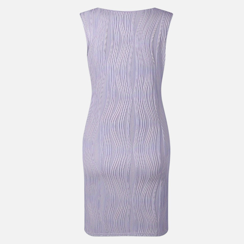 Solviero Club | Vestido Mini con Escote en V Sofisticación Casual