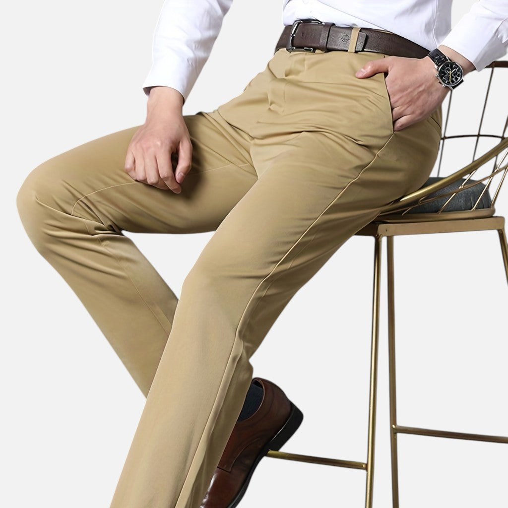 Solviero Club | Pantalones Rectos para Hombre Elegancia Atemporal