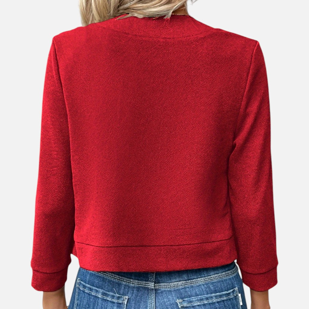 Solviero Club | Blazer Corto Entallado para Mujer Elegancia Atemporal