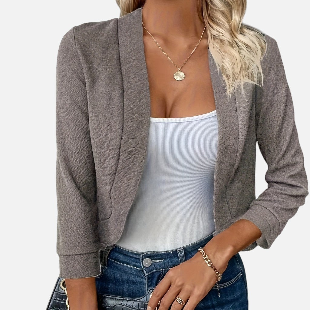 Solviero Club | Blazer Corto Entallado para Mujer Elegancia Atemporal