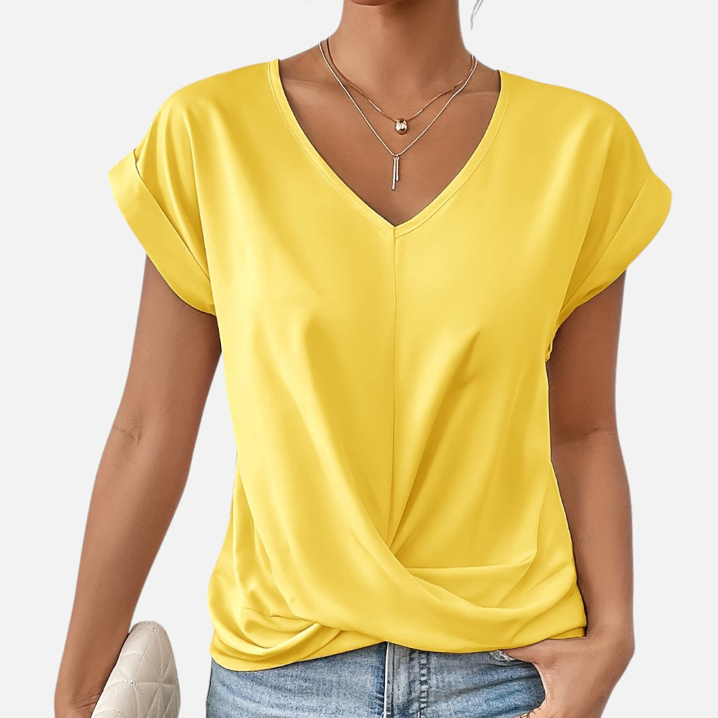 Solviero Club | Camiseta de Manga Corta para Mujer Elegancia Casual