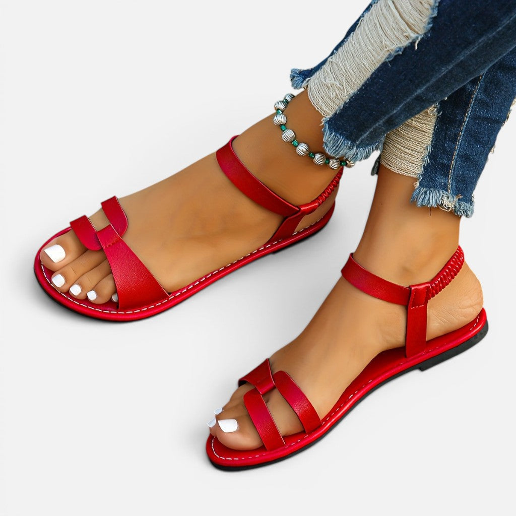 Solviero Club | Sandalias Planas para Mujer Elegancia Atemporal