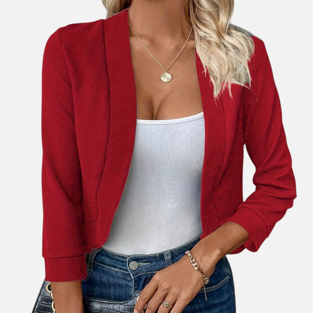 Solviero Club | Blazer Corto Entallado para Mujer Elegancia Atemporal