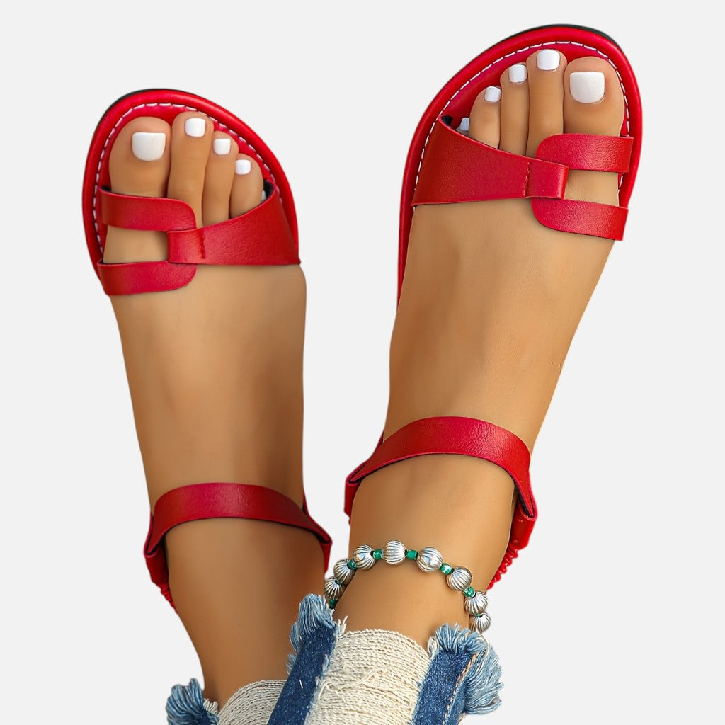 Solviero Club | Sandalias Planas para Mujer Elegancia Atemporal