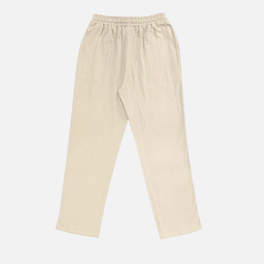 Solviero Club | Pantalones Casual para Hombre Sofisticación Costera – Linen Style