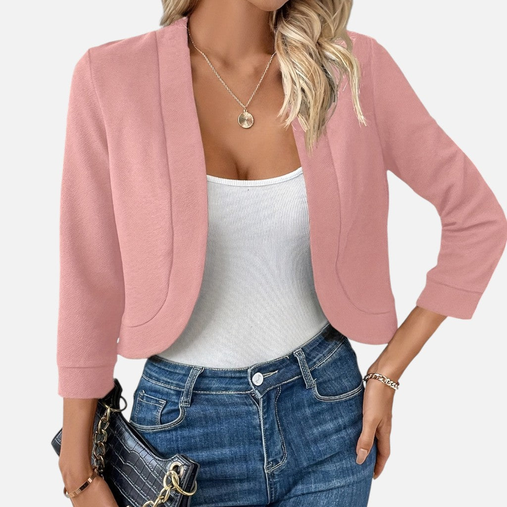 Solviero Club | Blazer Corto Entallado para Mujer Elegancia Atemporal