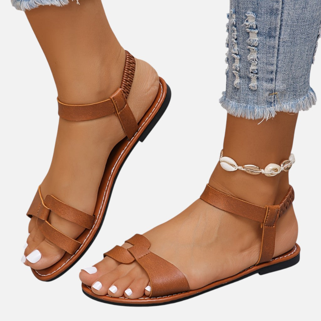 Solviero Club | Sandalias Planas para Mujer Elegancia Atemporal