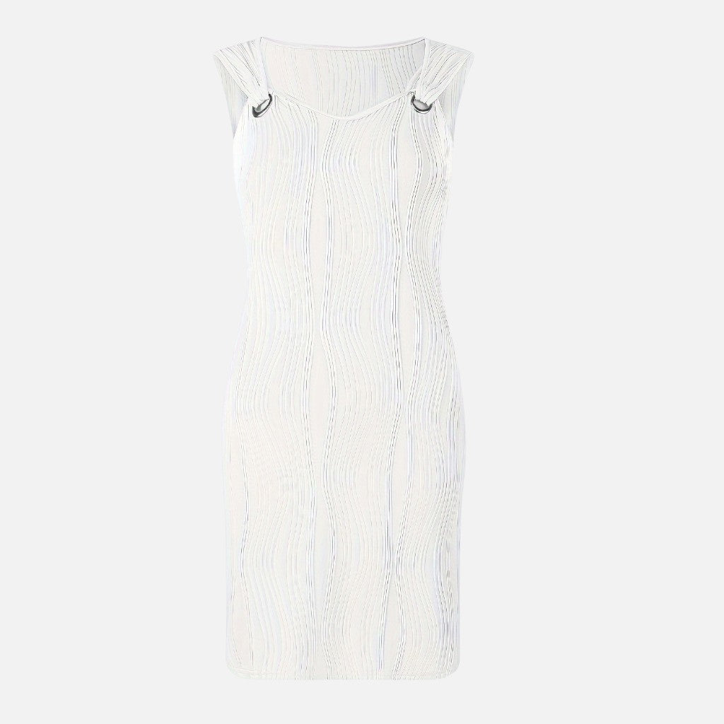 Solviero Club | Vestido Mini con Escote en V Sofisticación Casual