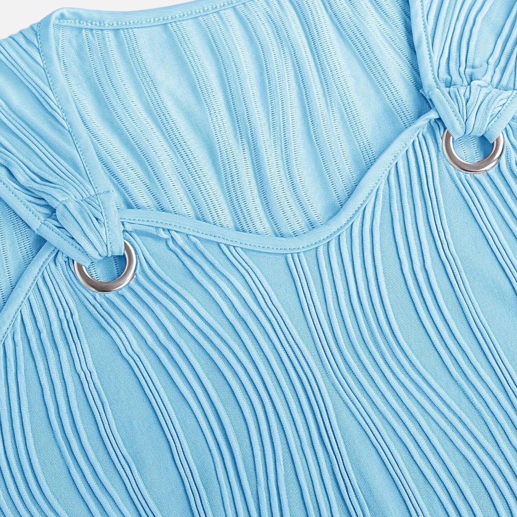 Solviero Club | Vestido Mini con Escote en V Sofisticación Casual