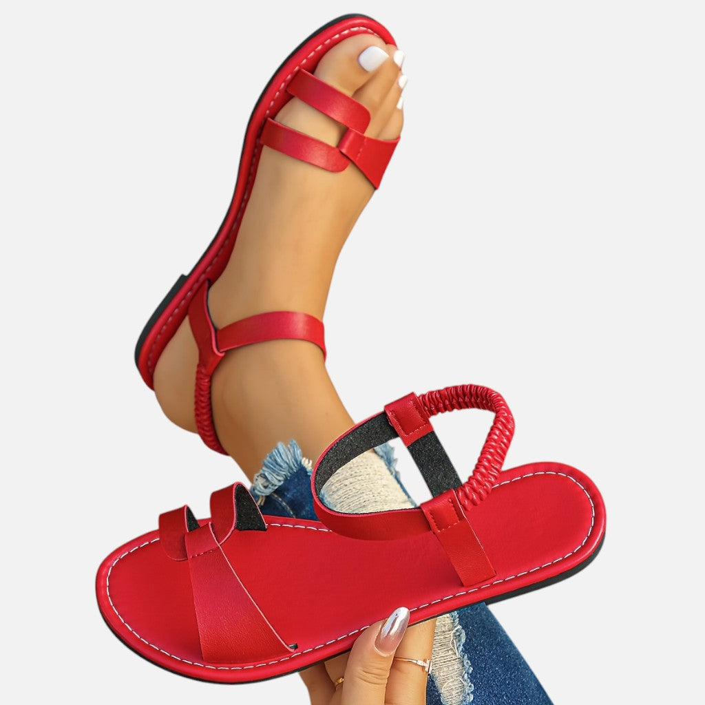 Solviero Club | Sandalias Planas para Mujer Elegancia Atemporal