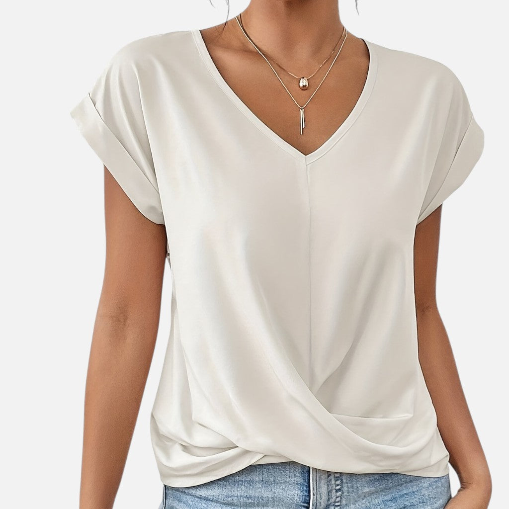 Solviero Club | Camiseta de Manga Corta para Mujer Elegancia Casual