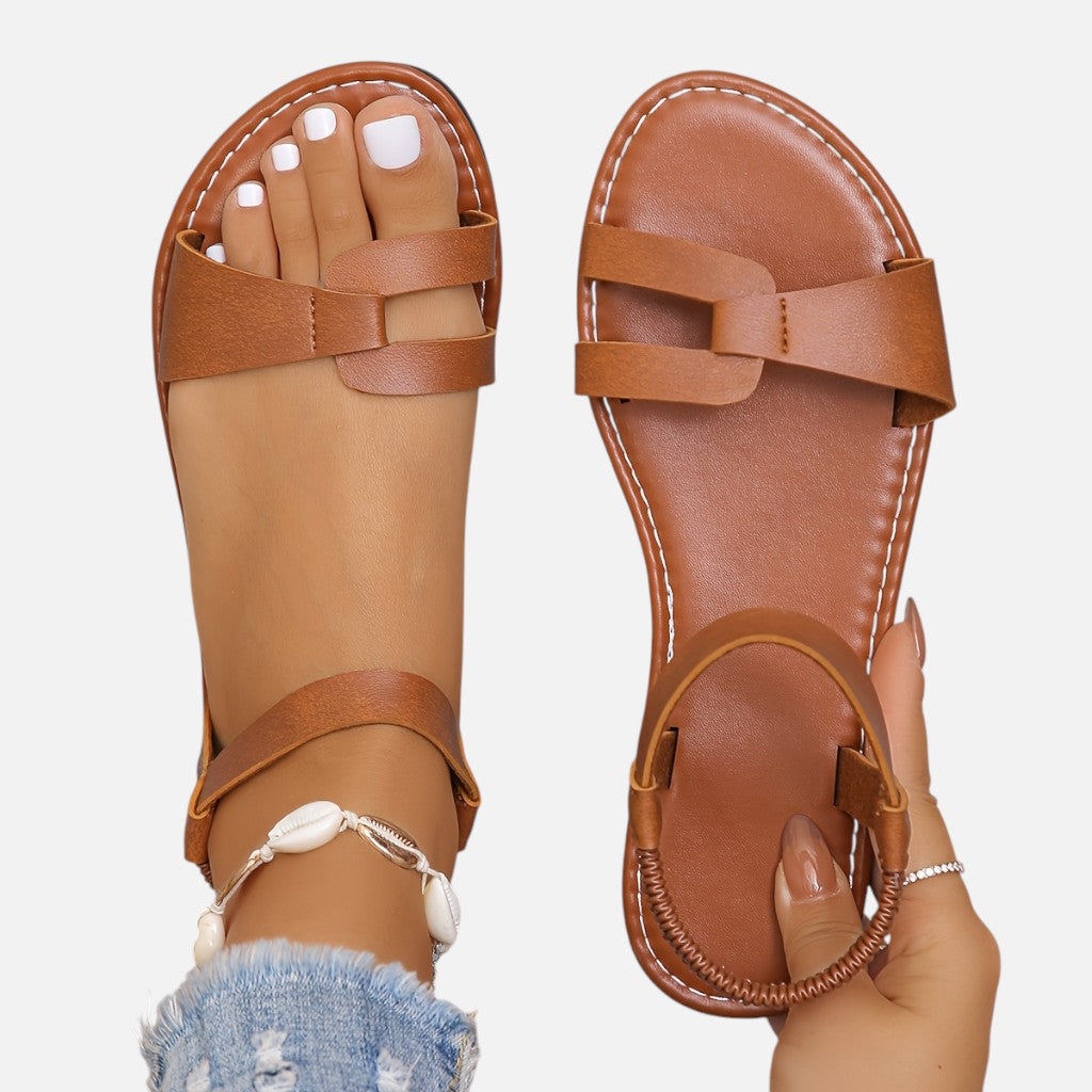 Solviero Club | Sandalias Planas para Mujer Elegancia Atemporal