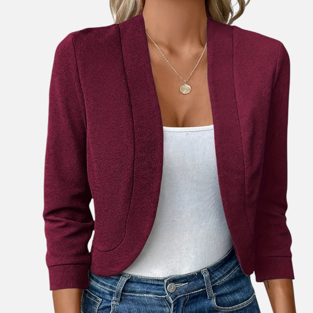 Solviero Club | Blazer Corto Entallado para Mujer Elegancia Atemporal