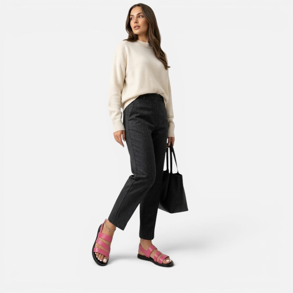 Solviero Club | Sandalias Romanas para Mujer Sofisticación Veraniega