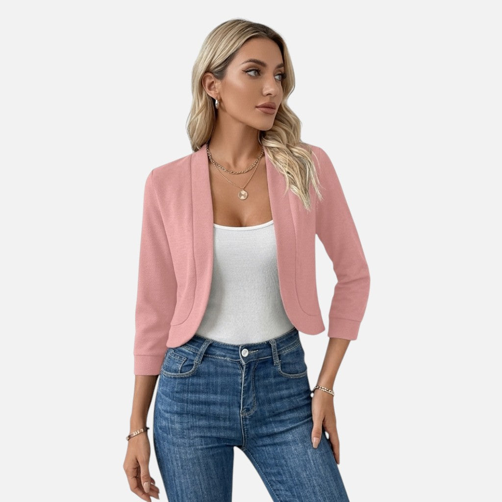 Solviero Club | Blazer Corto Entallado para Mujer Elegancia Atemporal