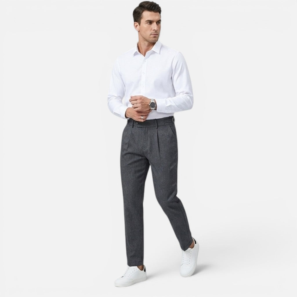 Solviero Club | Pantalones Tobilleros para Hombre Elegancia Contemporánea