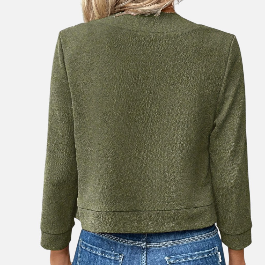 Solviero Club | Blazer Corto Entallado para Mujer Elegancia Atemporal