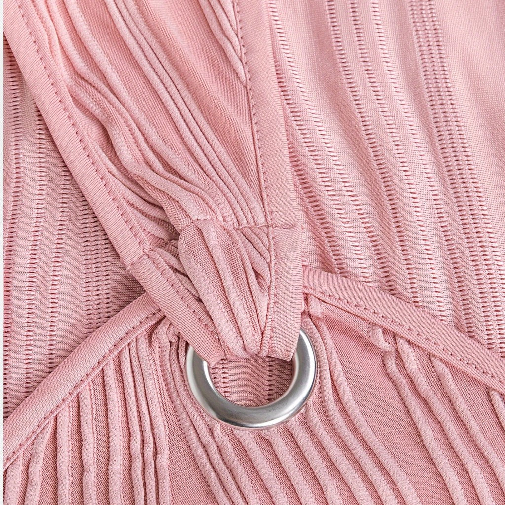 Solviero Club | Vestido Mini con Escote en V Sofisticación Casual