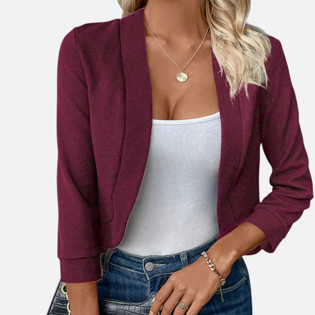 Solviero Club | Blazer Corto Entallado para Mujer Elegancia Atemporal