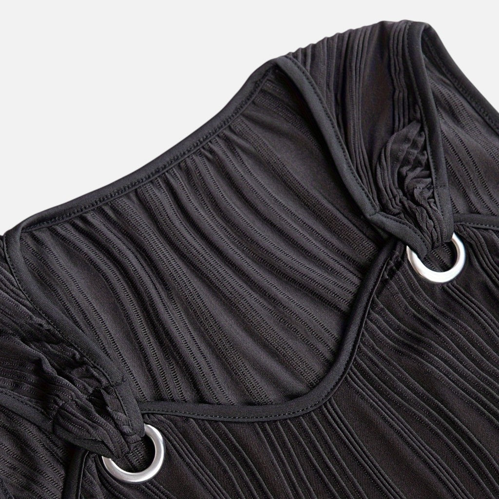 Solviero Club | Vestido Mini con Escote en V Sofisticación Casual