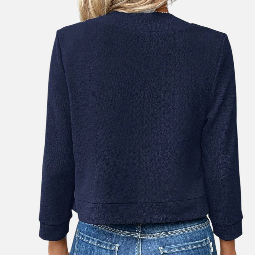 Solviero Club | Blazer Corto Entallado para Mujer Elegancia Atemporal