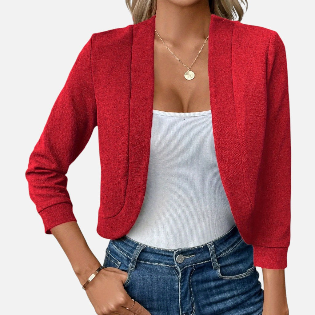 Solviero Club | Blazer Corto Entallado para Mujer Elegancia Atemporal