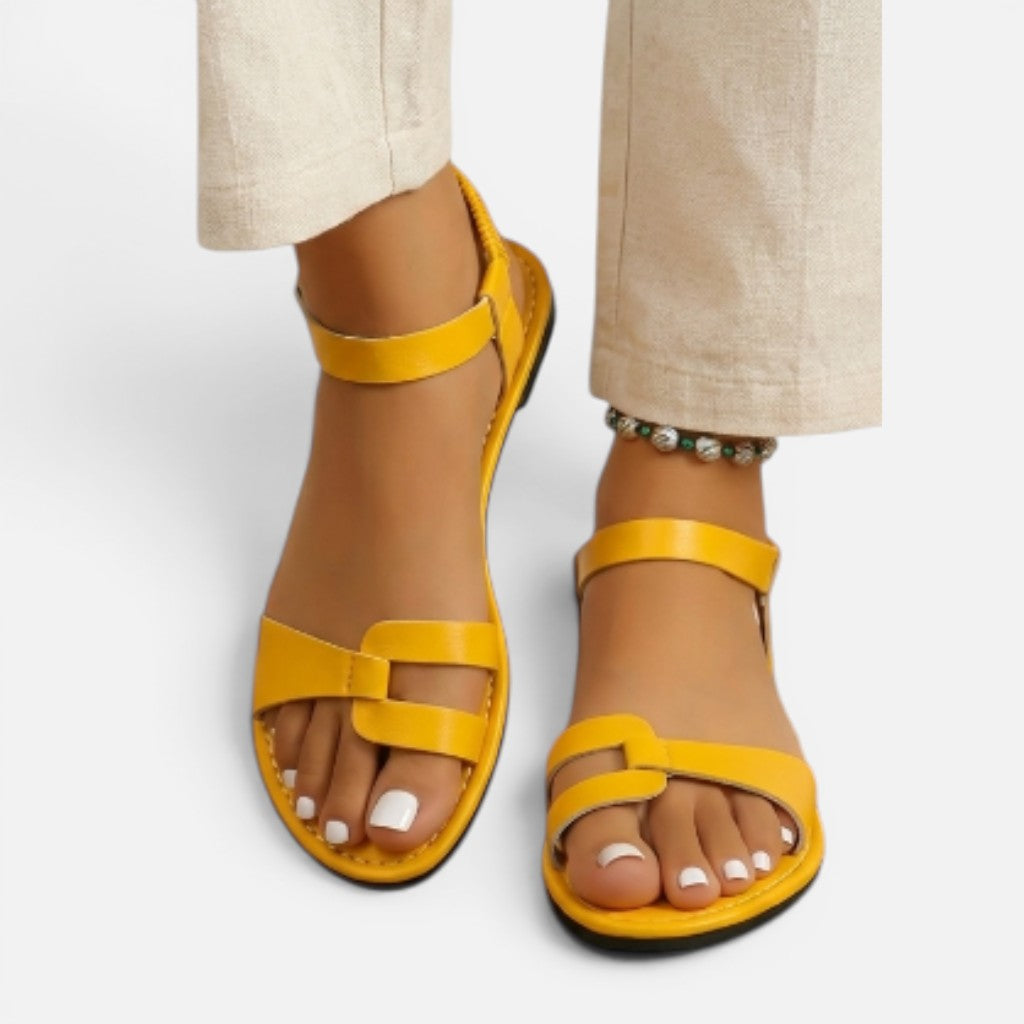 Solviero Club | Sandalias Planas para Mujer Elegancia Atemporal