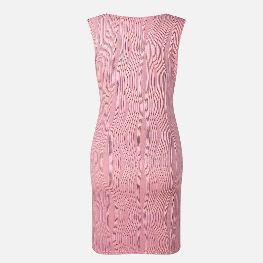Solviero Club | Vestido Mini con Escote en V Sofisticación Casual