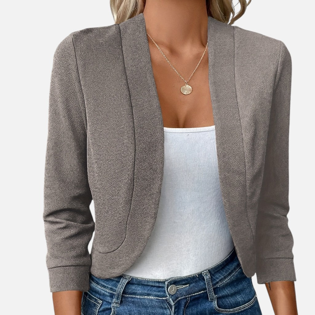 Solviero Club | Blazer Corto Entallado para Mujer Elegancia Atemporal