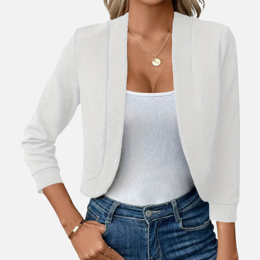 Solviero Club | Blazer Corto Entallado para Mujer Elegancia Atemporal