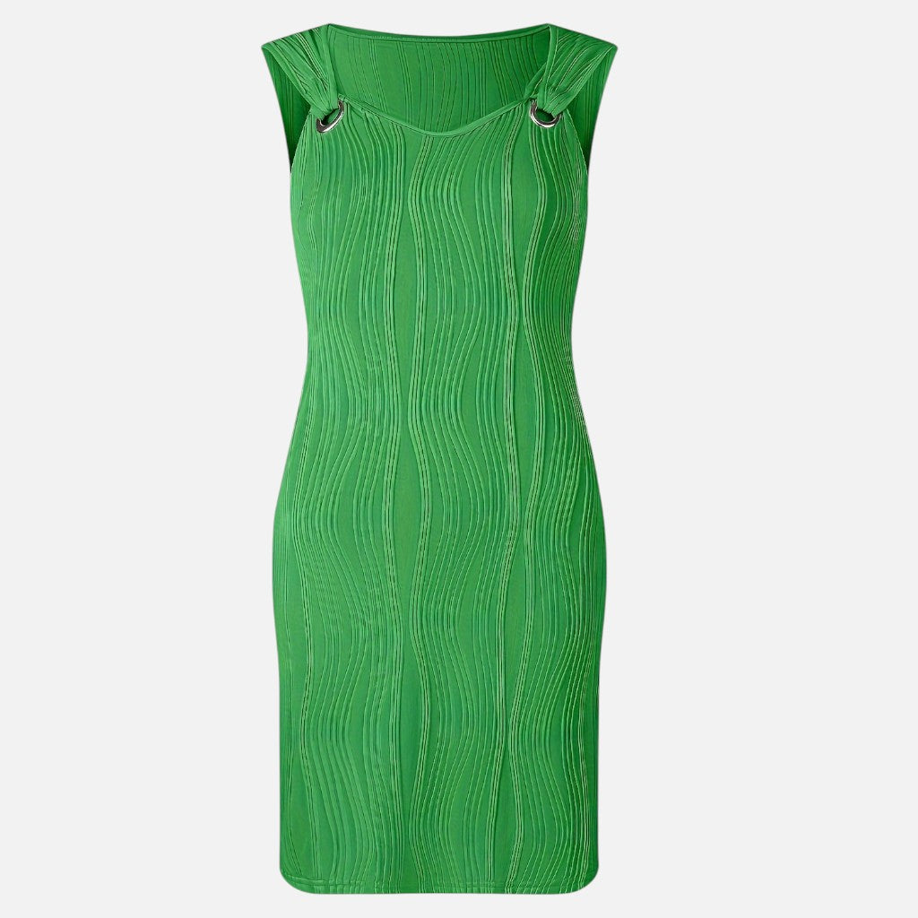Solviero Club | Vestido Mini con Escote en V Sofisticación Casual