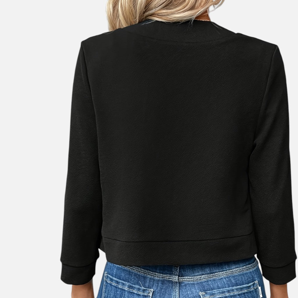 Solviero Club | Blazer Corto Entallado para Mujer Elegancia Atemporal
